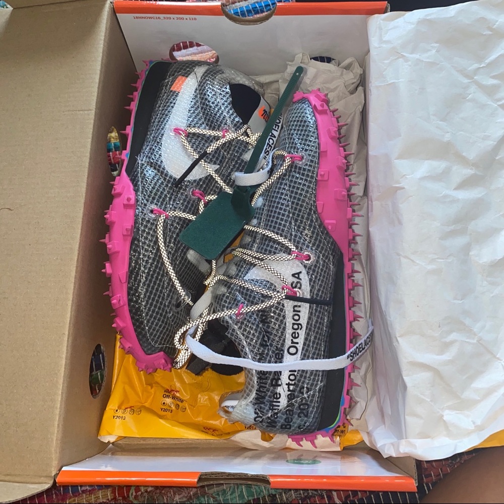 Nike Off White Waffle Racer Pink